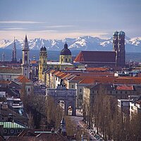 Panorama von München