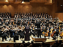 Orchestra performing at Gasteig