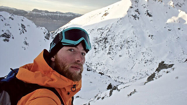 Nicholas beim Wandern