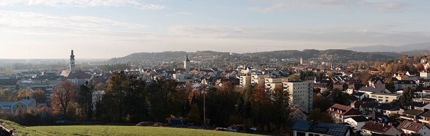 Sicht auf Deggendorf