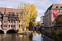 University building by the river