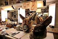 Donkey heads for ‚A Midsummer Night’s Dream‘, ‚Wigs, Make-up and Special Effects’