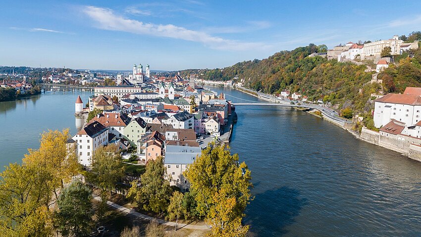 View on old town of Passau