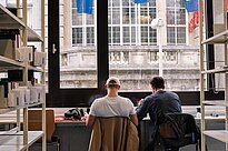 Students in the Library