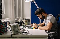 Student working 