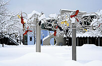 Brunnen im Winter