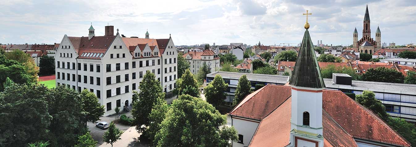 KSH Munich: The campus from above