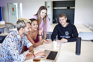 Studierende lernen gemeinsam