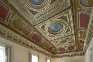 Beautiful ceiling in the Pedagogics faculty