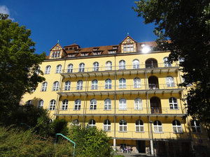 University building in summer