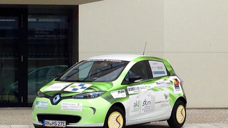 @ Ansbach UAS A Car used for Research on the Campus