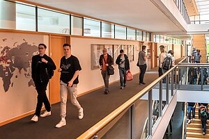 In der Hochschule Hof