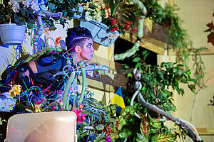 © Lioba Schöneck Scene from “Little Shop of Horrors”, Masterclass in the Silver Hall of the Deutsches Theater, Musical Theatre Program