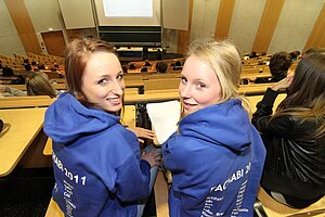 @ Kempten UAS Students in the lecture hall at Kempten University