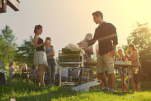 @ HWST Students during a tasting in the field