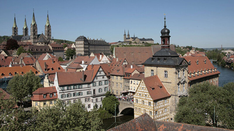 @ Uni Bamberg Panoramic view of the city of Bamberg